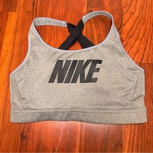 Nike High Impact Sports Bra With DRI-FIT Technology & Stitched in Pads Size M